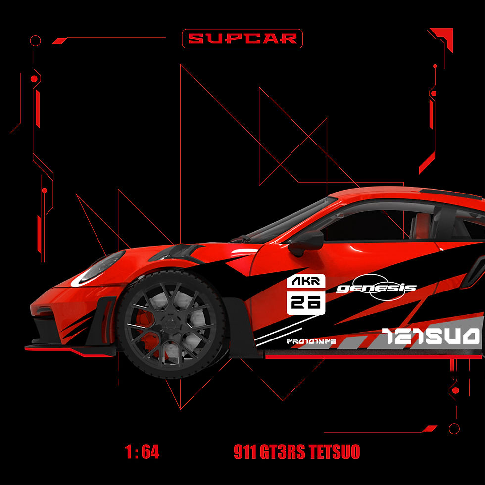 Thumbnail: Supcar - Porsche 911 GT3 RS Akira Red Iron Male