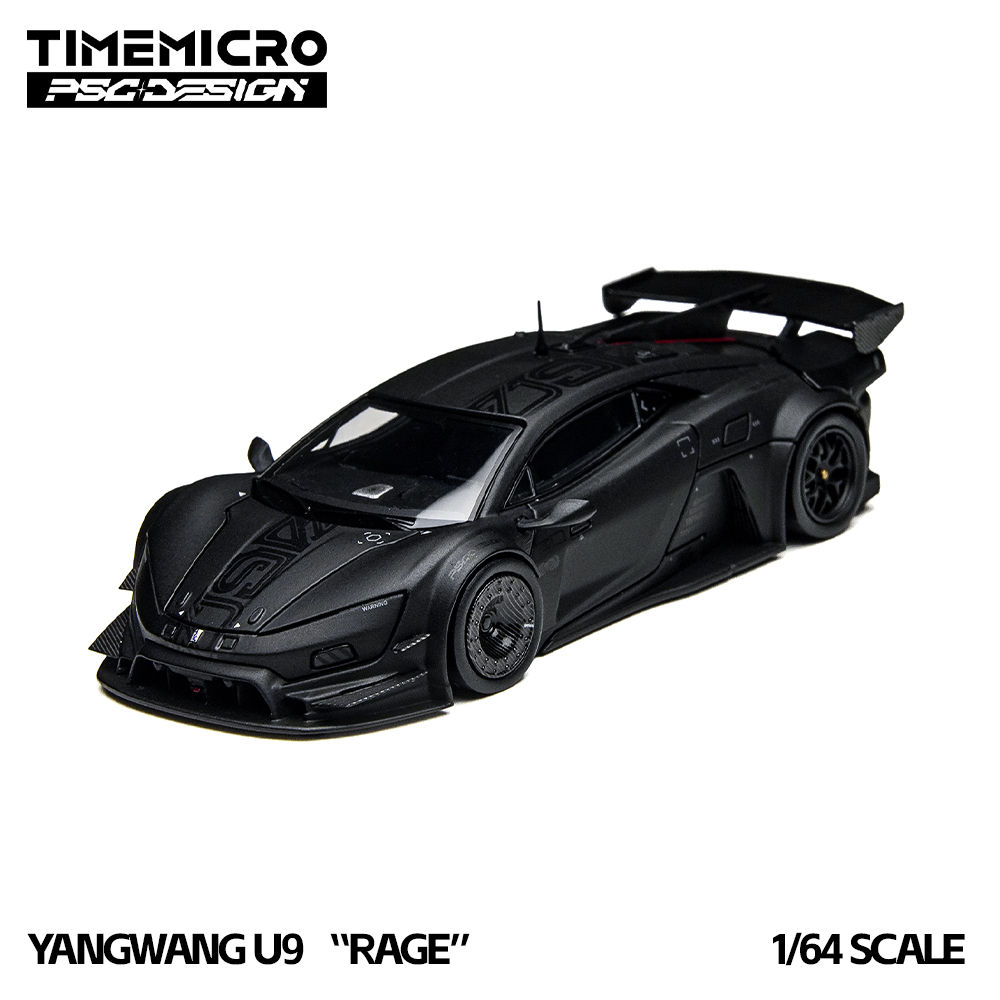 TimeMicro × PSC DESIGN 1:64 Yangwang U9 “RAGE” Black