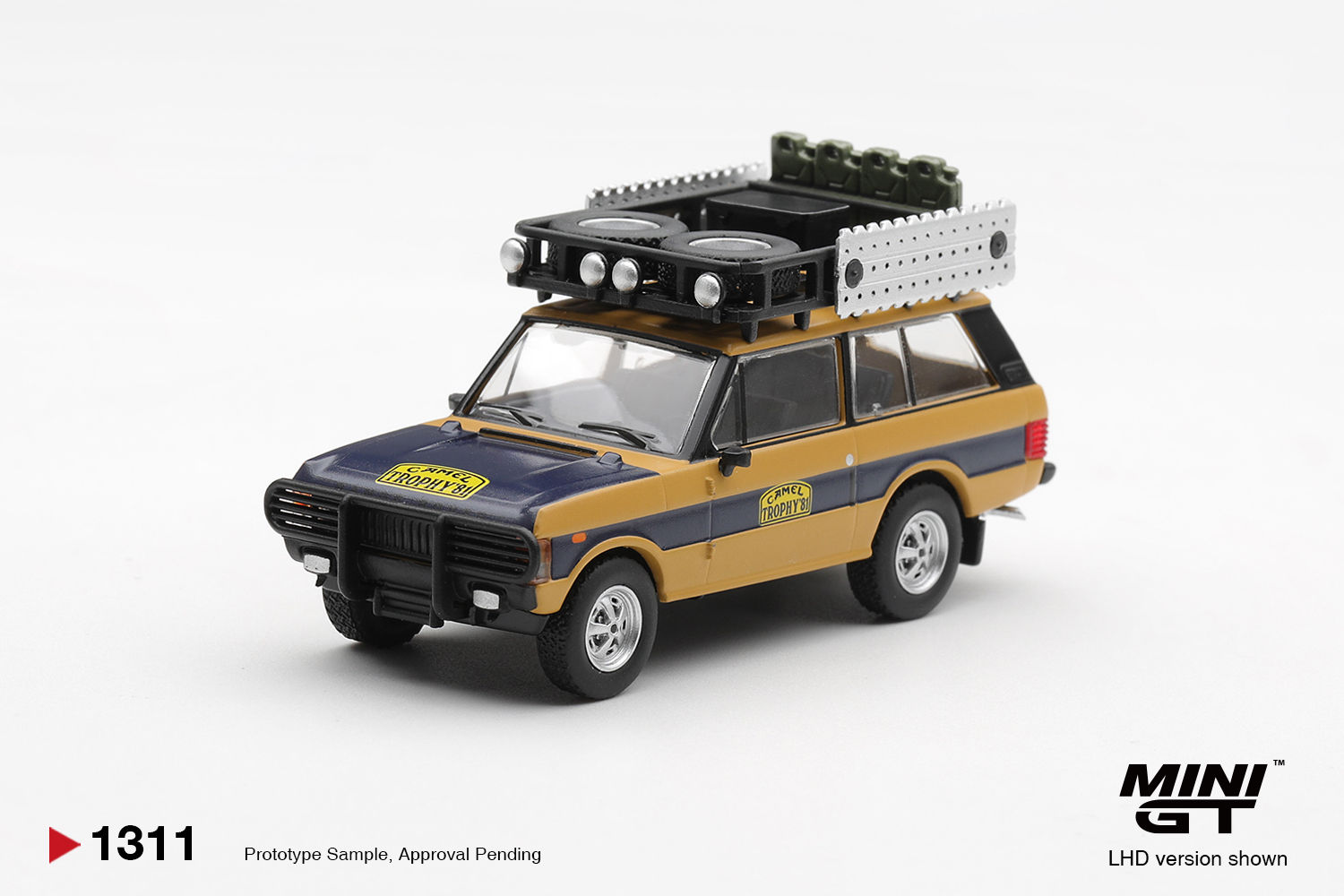 MiniGT - 1311 Range Rover 1981 Camel Trophy Sumatra N.Sudmann & F.Hofmann