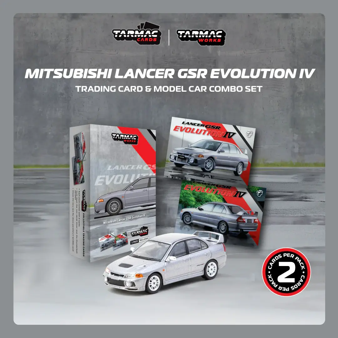 Tarmac Works - Mitsubishi Lancer GSR Evolution IV Silver