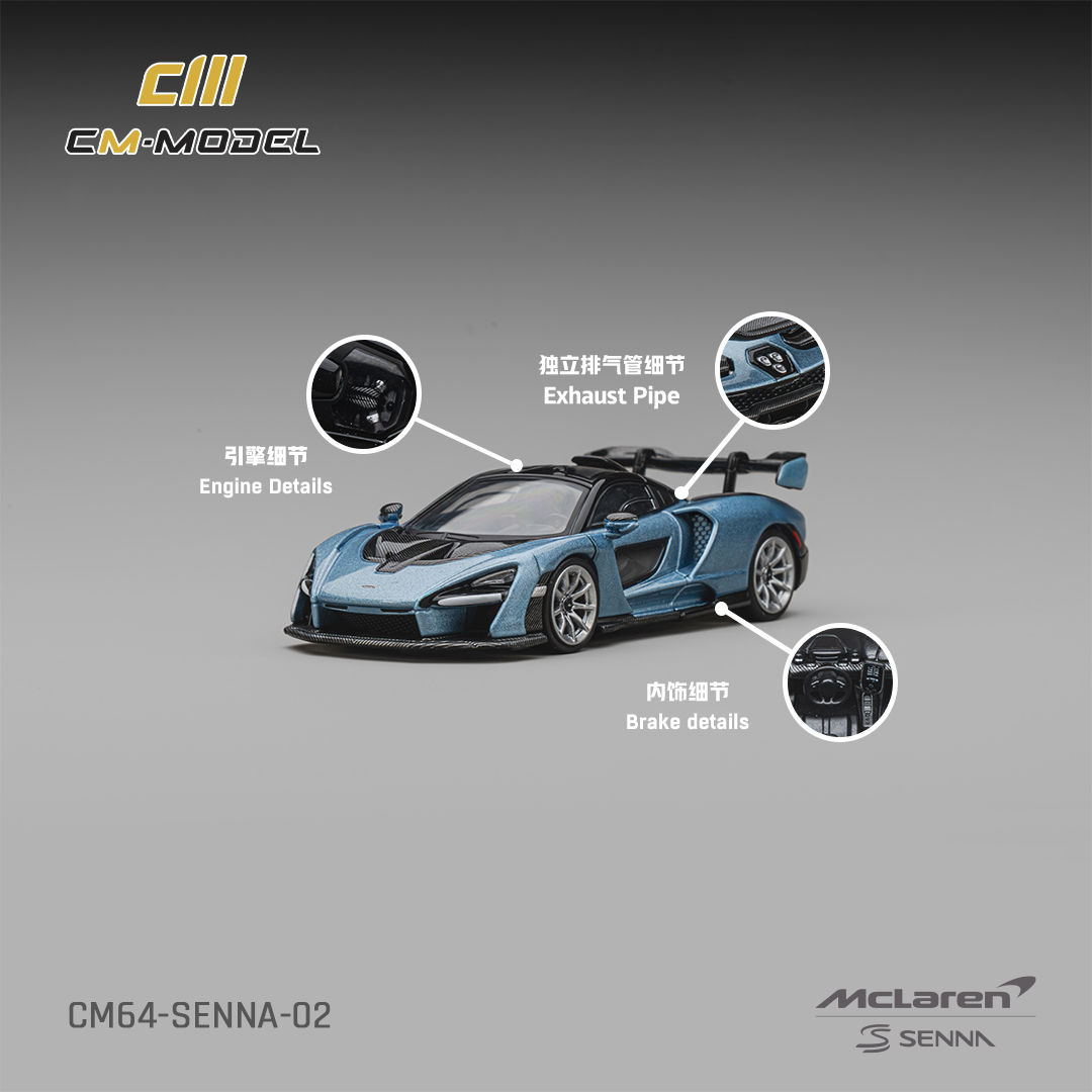 CM-Model - Mclaren Senna Ice blue