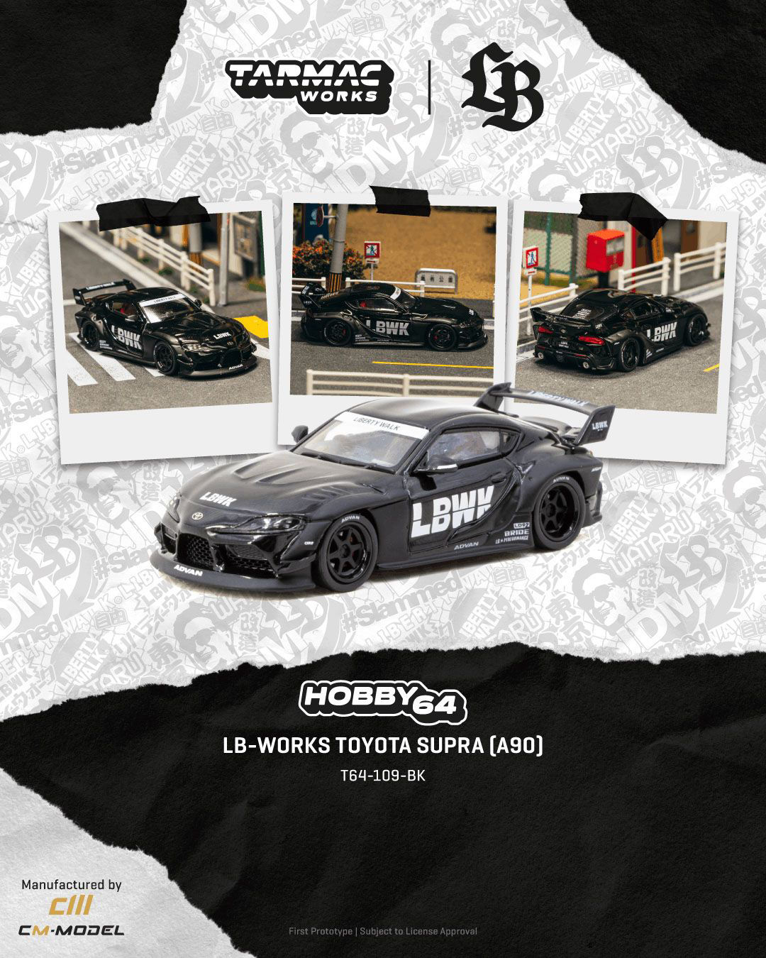 Tarmac Works - LB-WORKS TOYOTA SUPRA (A90) - Black