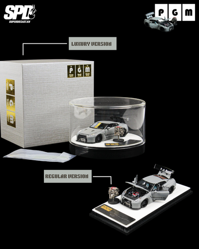 PGM 1:64 Nissan Rocket Bunny GTR R35 Combat Grey / LIMITED 999