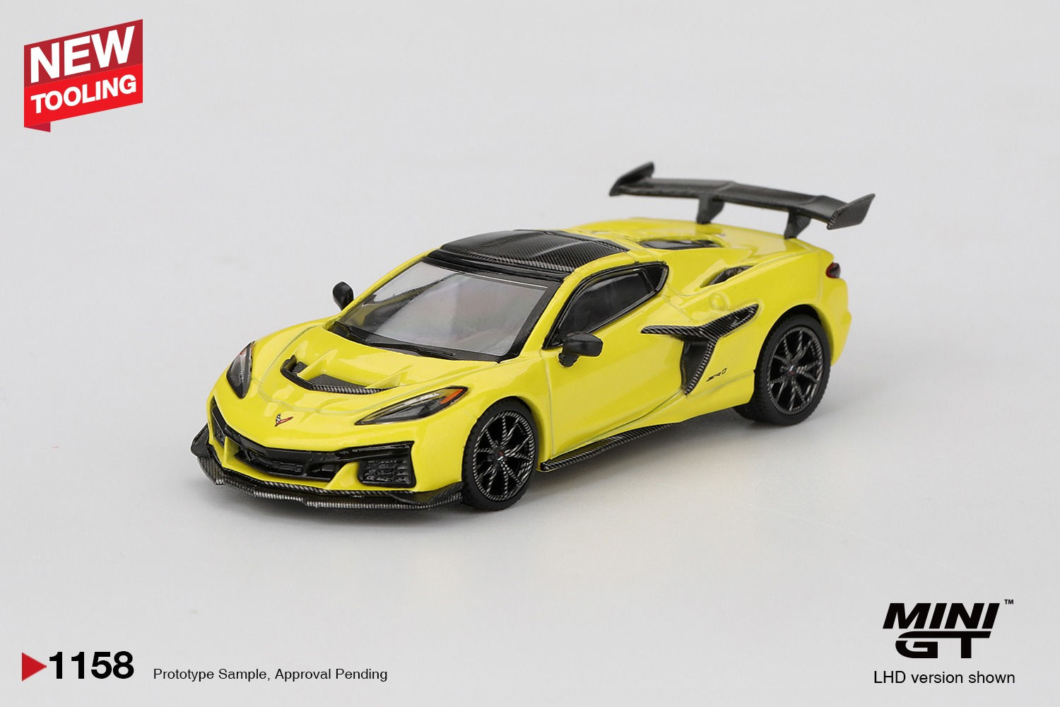 MiniGT - 1158 Chevrolet Corvette ZR1 Accelerate Yellow