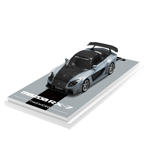 TimeMicro - Mazda RX-7 Veilside-Black Silver-Doll Version