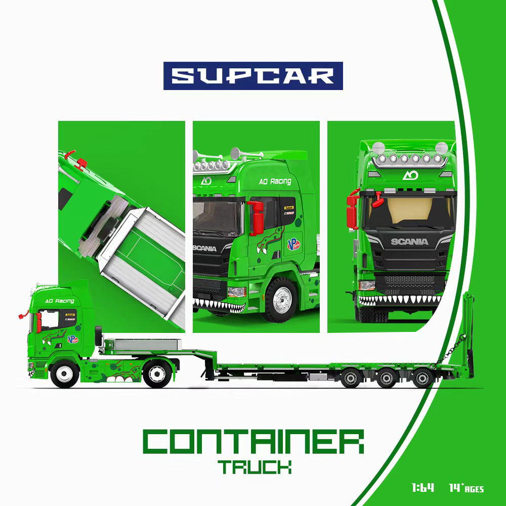 Supcar - Scania trailer transport vehicle Green Dragon