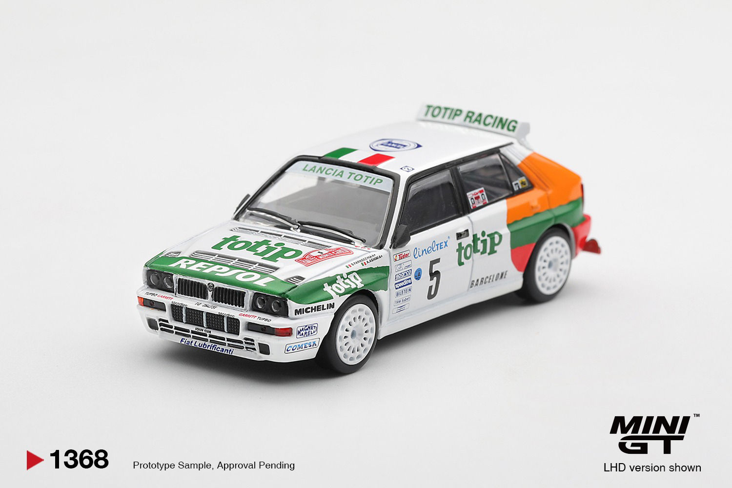 MiniGT - 1368 Lancia Delta HF Integrale Evoluzione #5 1993 Rallye Monte-Carlo
