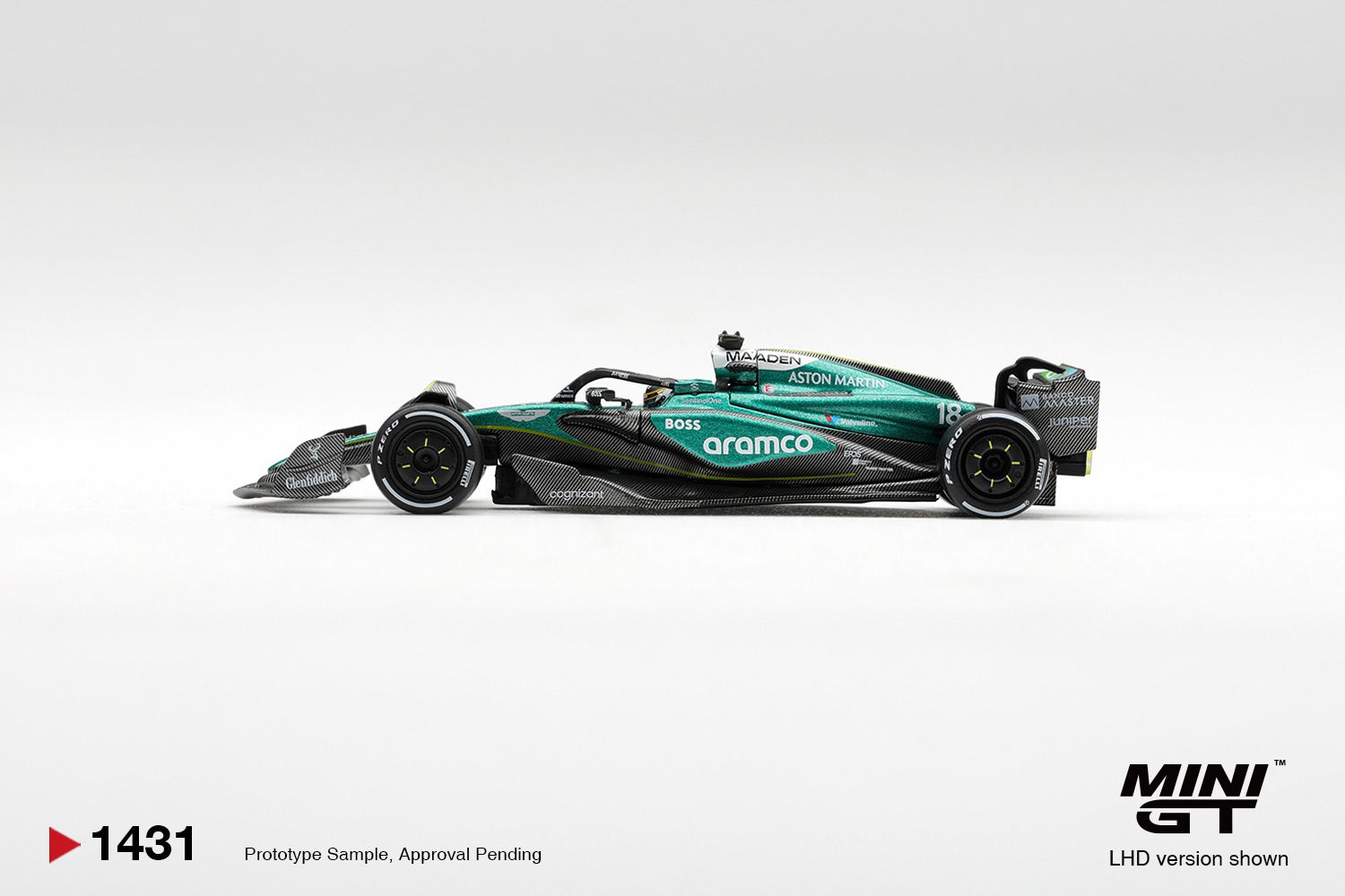 MiniGT - 1413 (Blister Pack) Aston Martin AMR24 #18 Lance Stroll 2024