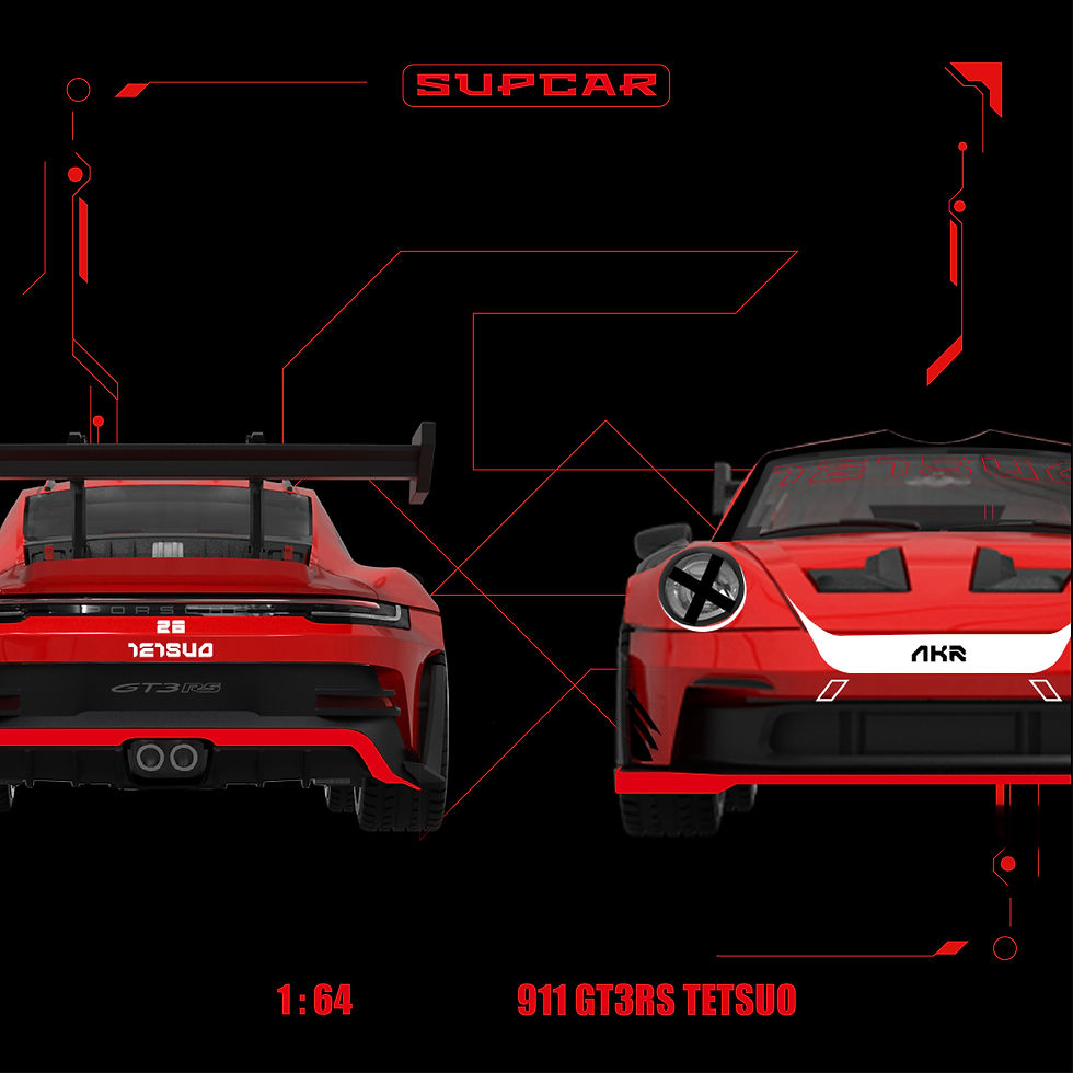 Thumbnail: Supcar - Porsche 911 GT3 RS Akira Red Iron Male