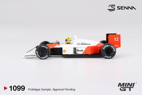 MiniGT - 1099 (Blister Pack) McLaren MP4/4 #12 Ayrton Senna