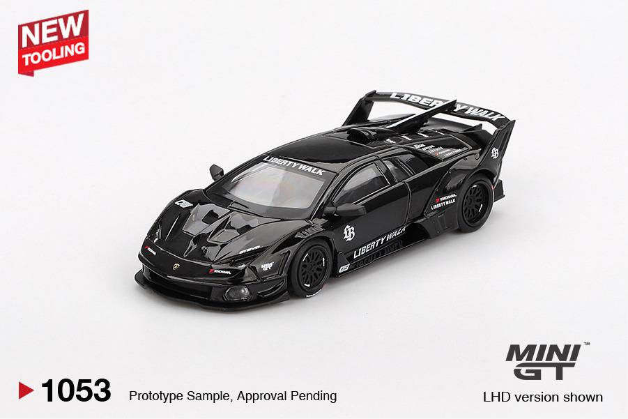 MiniGT - 1053 Lamborghini LB-Silhouette WORKS MURCIELAGO GT Evo Black