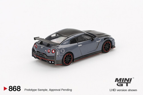 MiniGT - 868 Nissan GT-R Nismo 2024 NISMO Stealth Gray | SuperDIECAST
