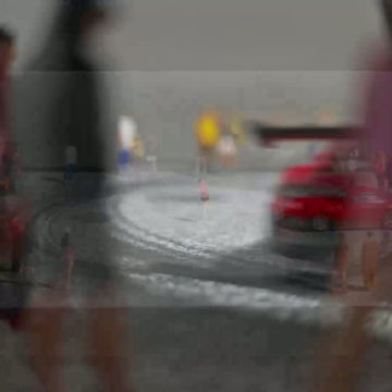 MoreArt - Car Drift Turntable Scene Model 01