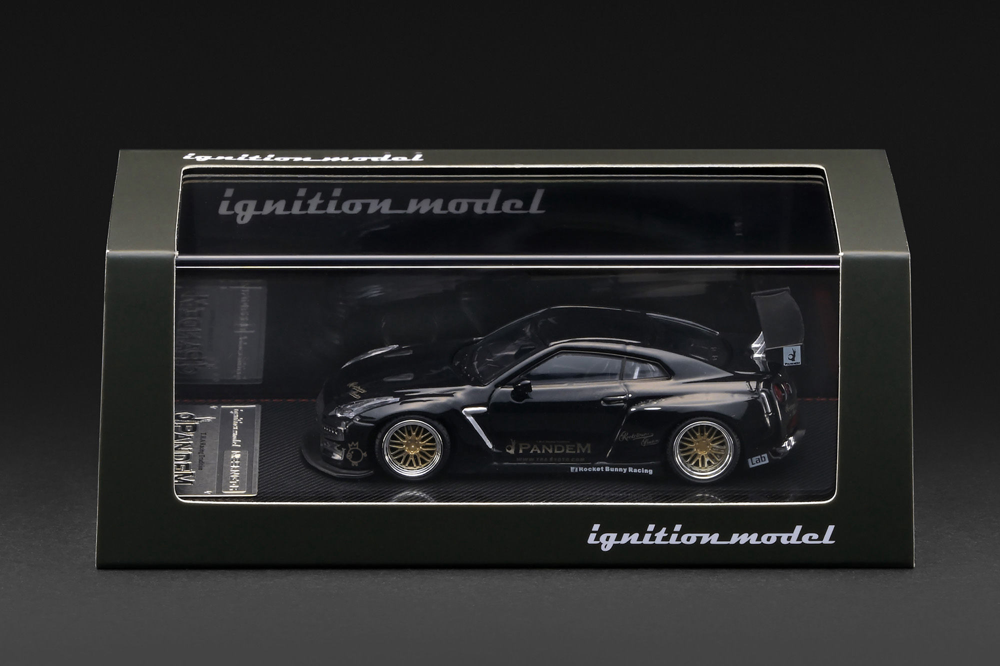 Ignition Model - PANDEM R35 GT-R Black Metallic