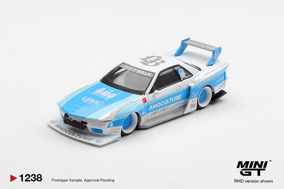 MiniGT - 1238 (Blister Pack) Nissan Skyline GT-R (R32) LBWK Kaido Works ...