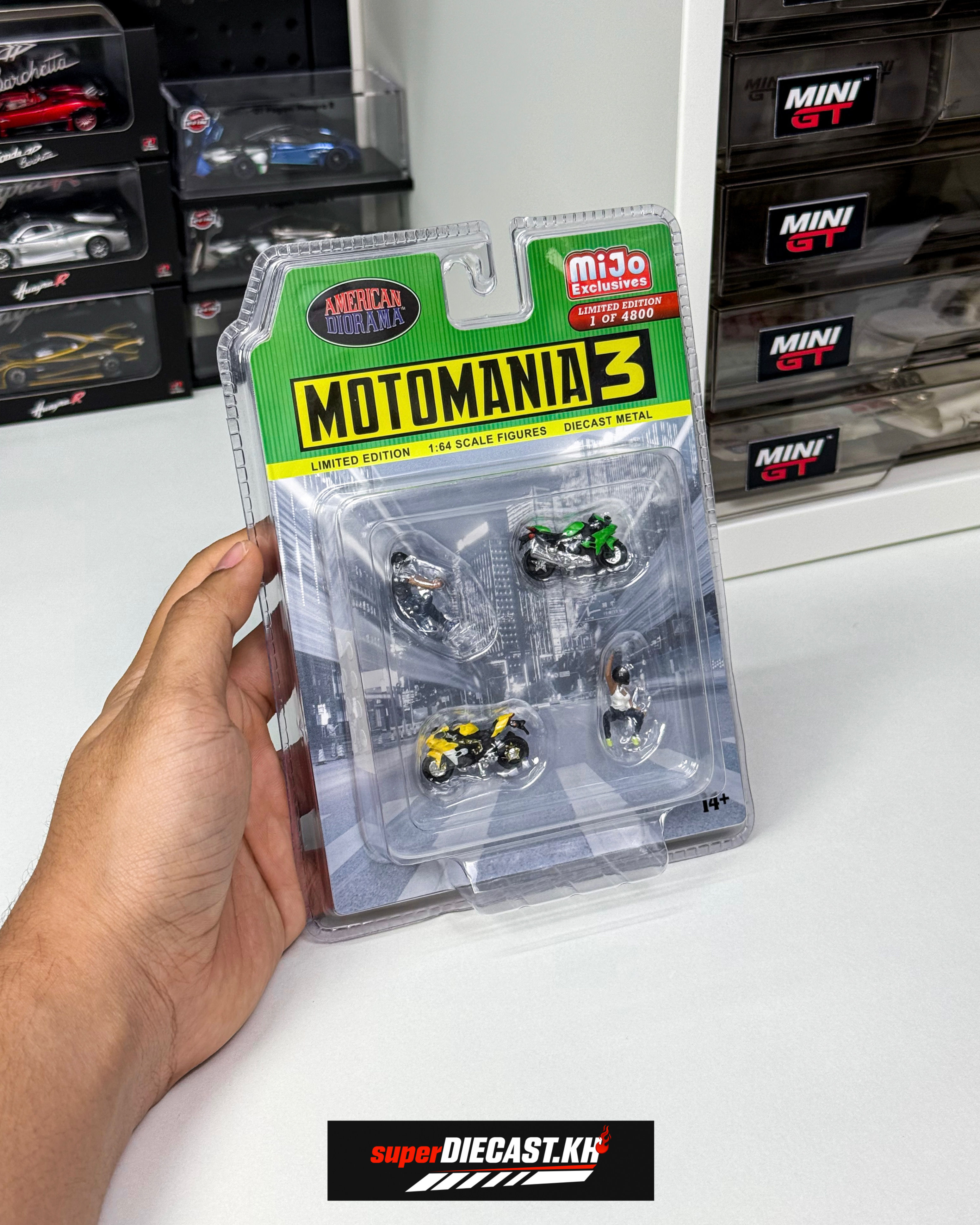 American Diorama 1:64 Figure Set - MotoMania 3