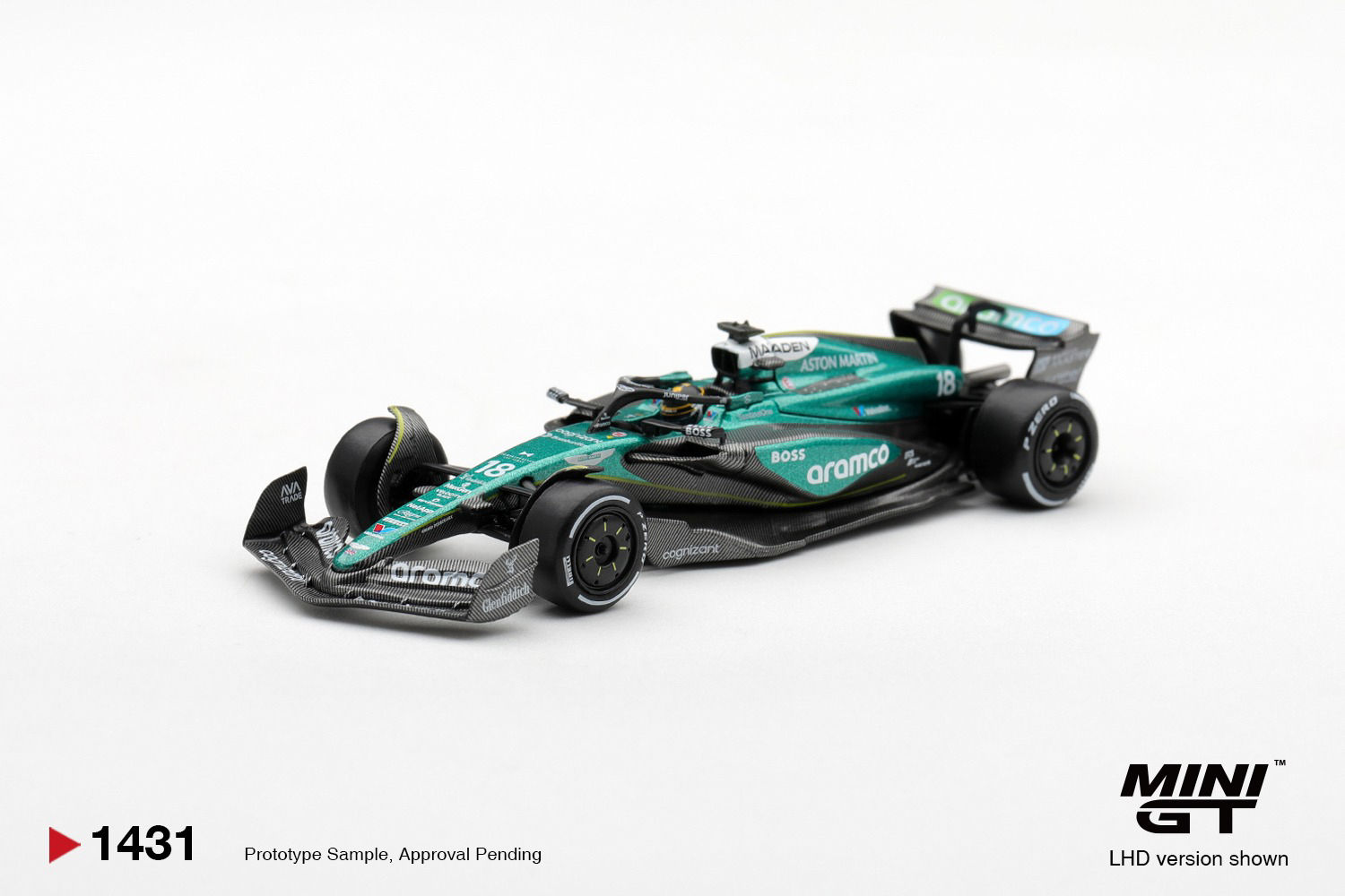 MiniGT - 1413 Aston Martin AMR24 #18 Lance Stroll 2024