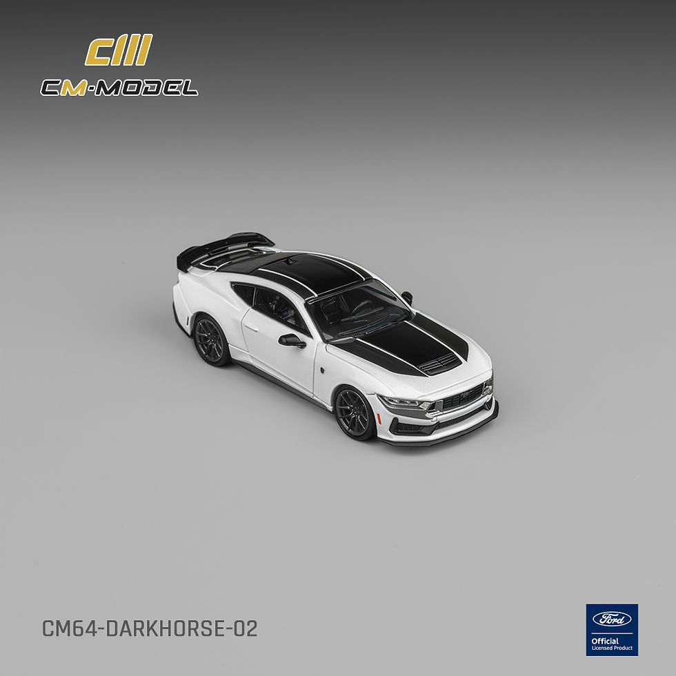 Thumbnail: CM-Model - Darkhorse-02) Ford Mustang DarkHorse Oxford White