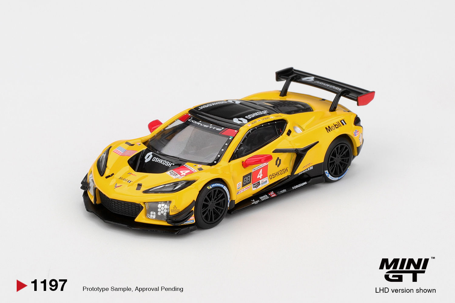 MiniGT - 1197 Chevrolet Corvette Z06 GT3.R #4 Corvette Racing by Pratt Miller