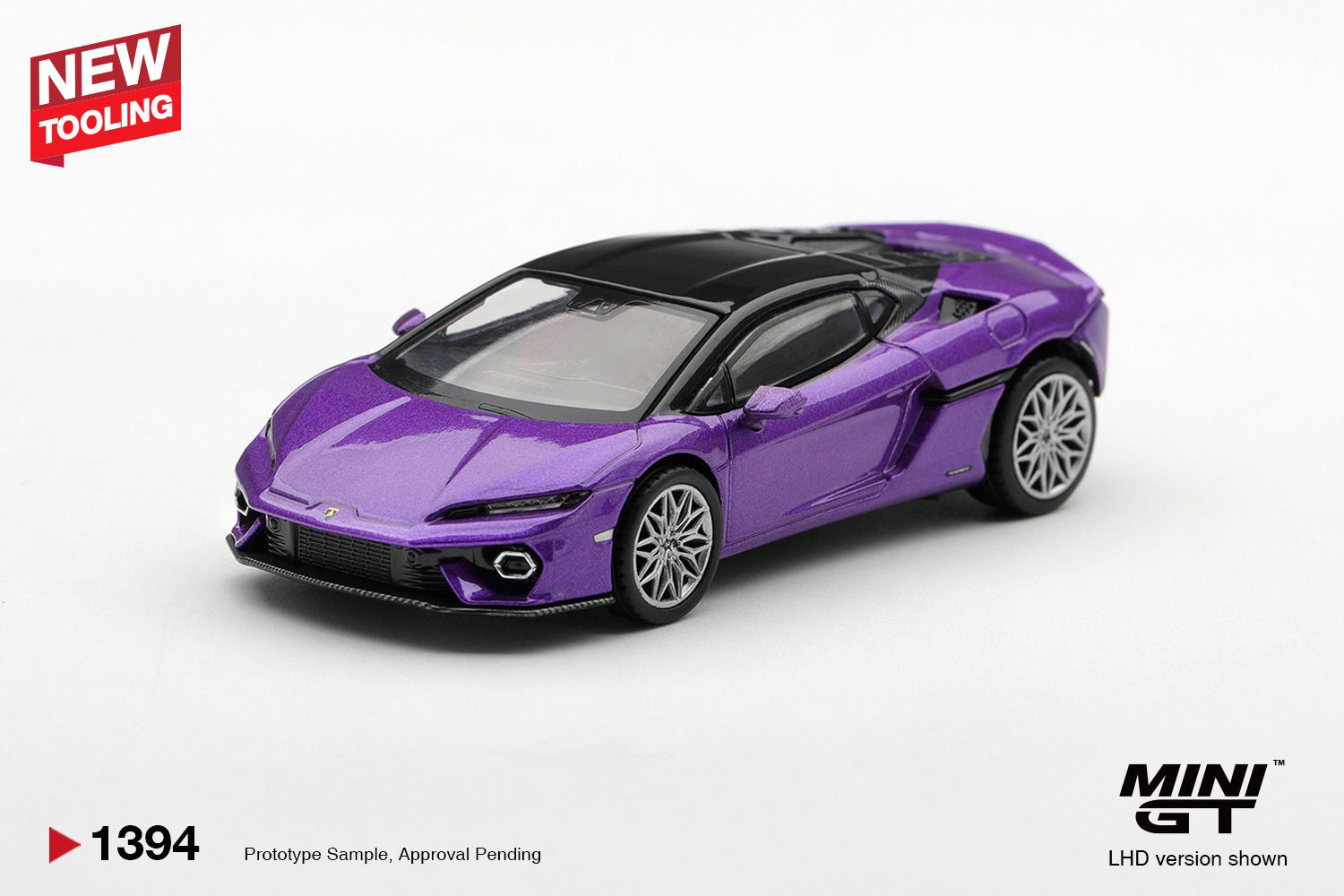MiniGT - 1394 Lamborghini Temerario Viola Pasifae