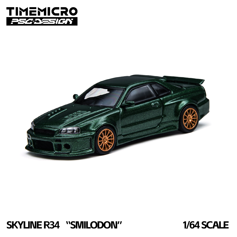 TM×PSC DESIGN - Skyline R34 "Tooth Tiger" Drke Green Smilodon