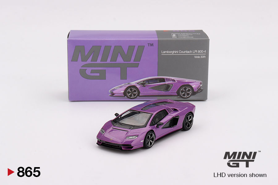 MiniGT - 865 Lamborghini Countach LPI 800-4 Viola 30th LHD