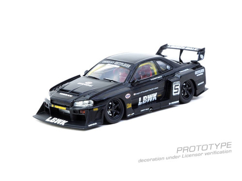 Tarmac Works - 1:43 LB-ER34 Super Silhouette SKYLINE Black