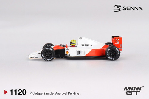 MiniGT - 1120 (Blister Pack) McLaren MP4/6 #1 Ayrton Senna
