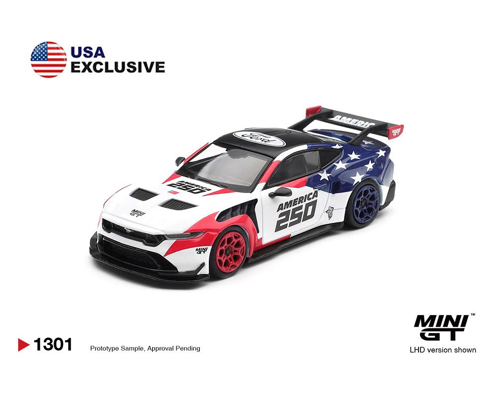 MiniGT - 1301 (Blister Pack) Ford Mustang GTD America 250th USA Exclusive