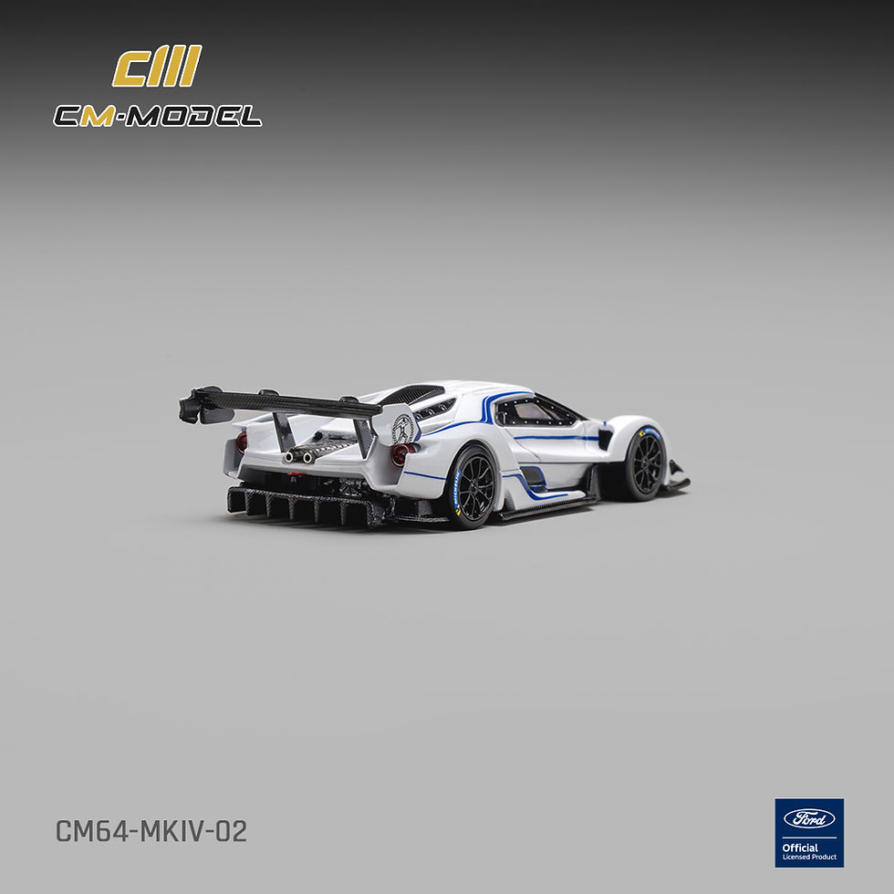 Thumbnail: CM-Model - Ford GT Mk IV Frozen White & Sonic Blue Pearl J-1