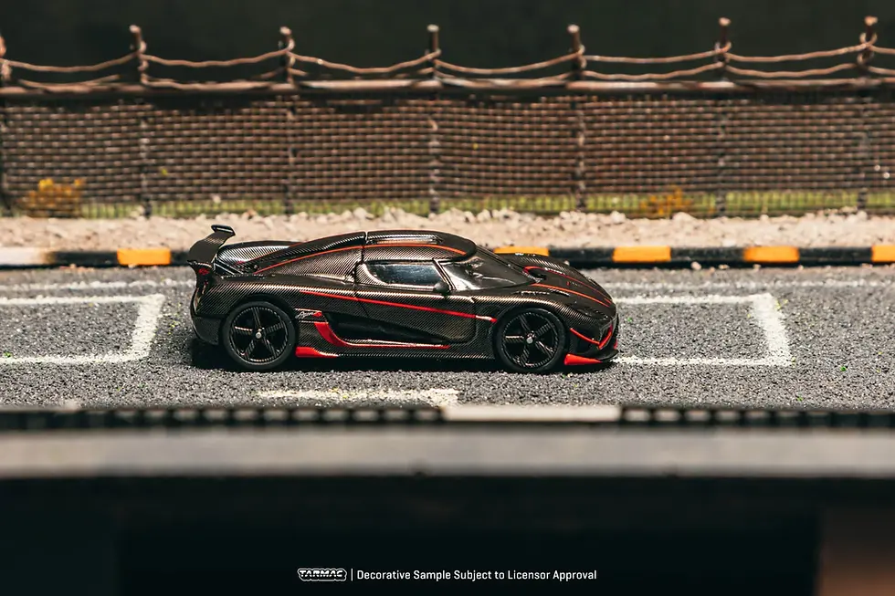 Thumbnail: Tarmac Works - Koenigsegg Agera RS Black Carbon Fiber / Red Accents