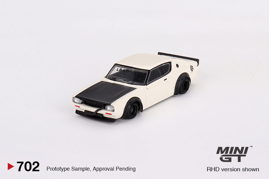 MiniGT - 702 Nissan Skyline Kenmeri Liberty Walk - White