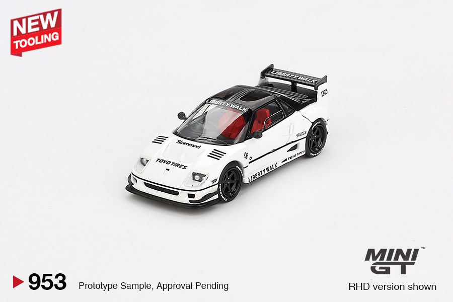 MiniGT - 953 Mazda AZ-1 Liberty Walk LB40 White