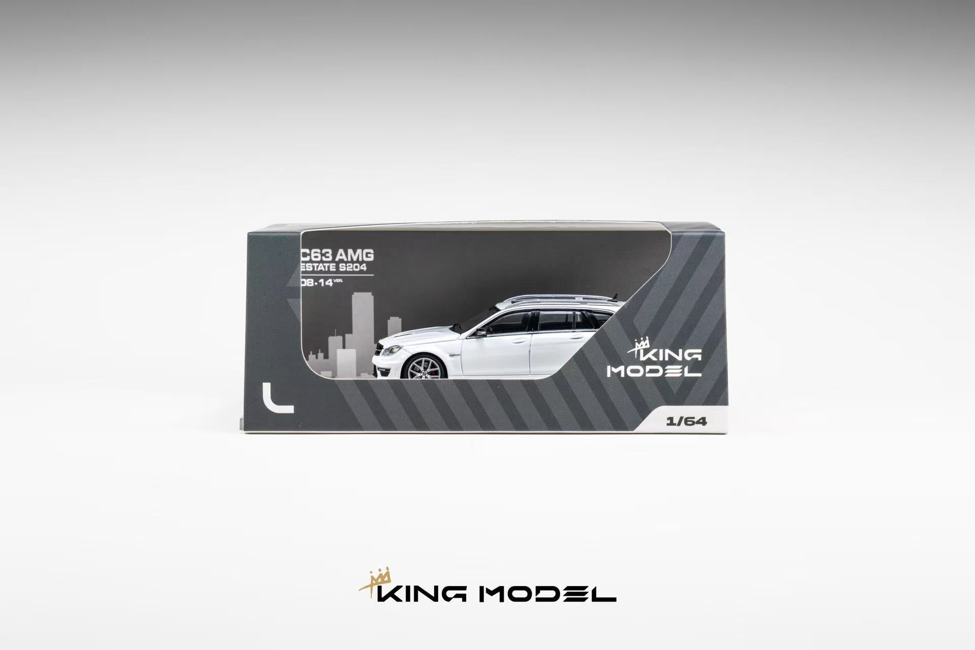 King Model - Mercedes-Benz C63 AMG Wagon - White