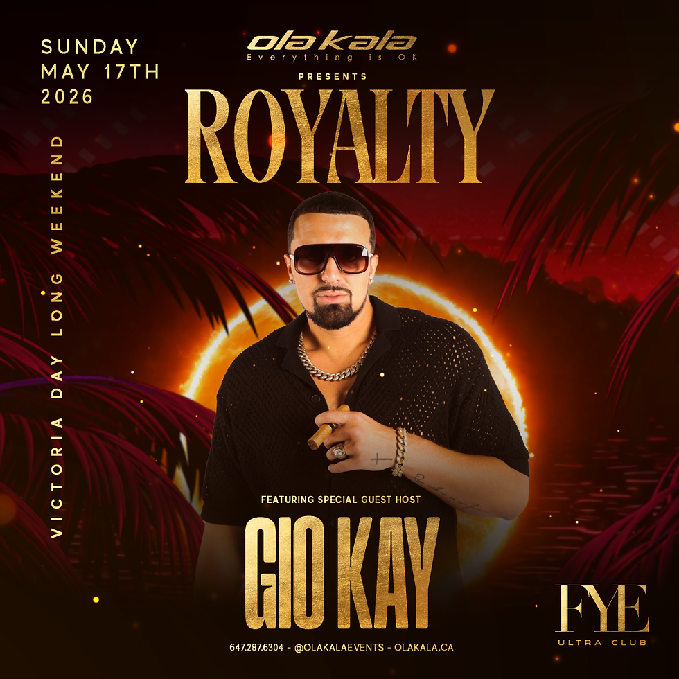 Ola Kala Presents: Royalty with Special Guest Host GIO KAY