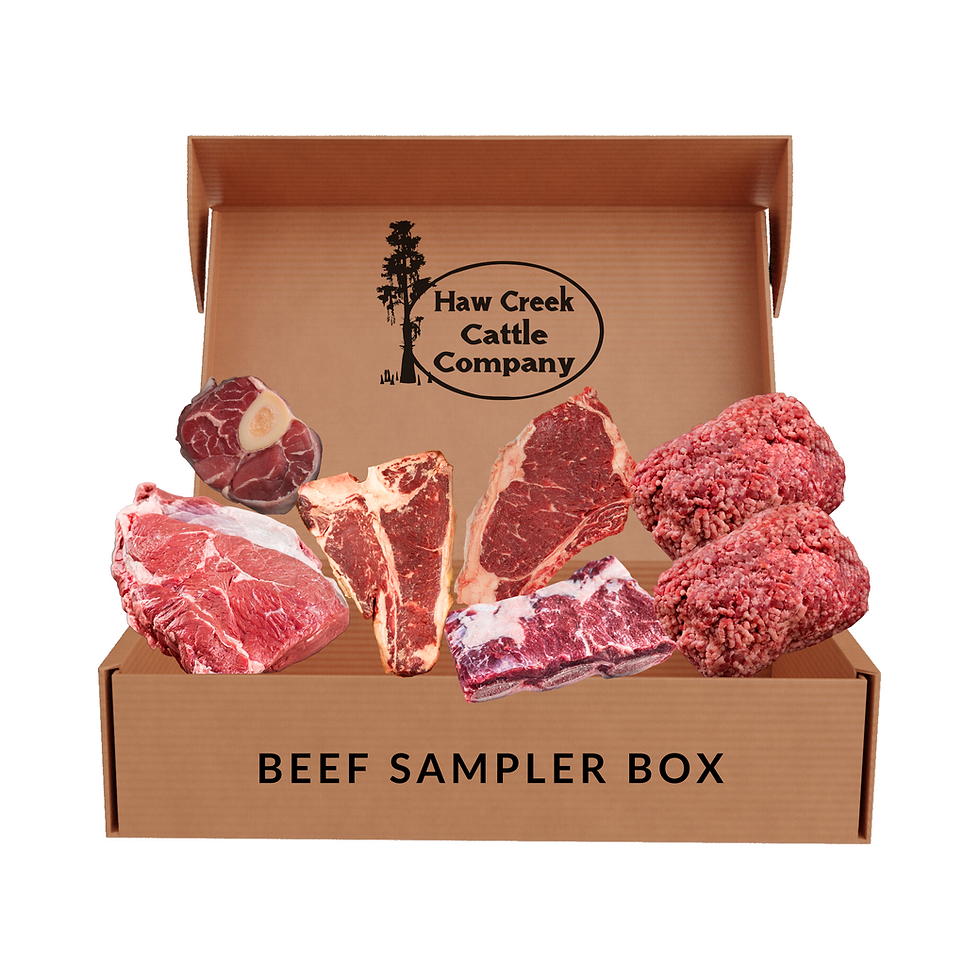 Box #15 -  Grain Finished Beef Sampler Box