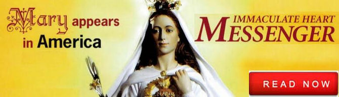 Our Lady of America featured in Immaculate Heart Messenger Magazine