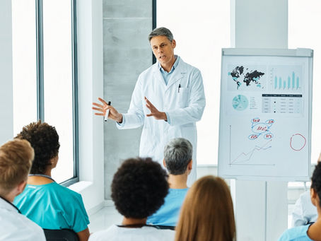 Doctor explaining primary care