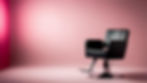 soft muted hot pink but like magenta hot pink background in a realistic studio with a blac