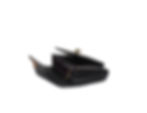 Thumbnail: Black Brown Triangle Ladies Wallet