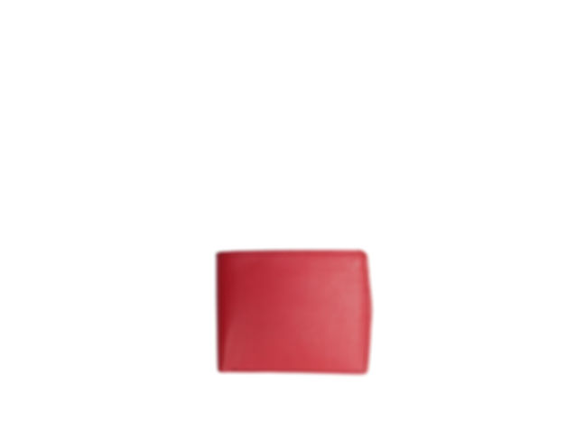 NDM Centre Flap Red Mens Leather Wallet