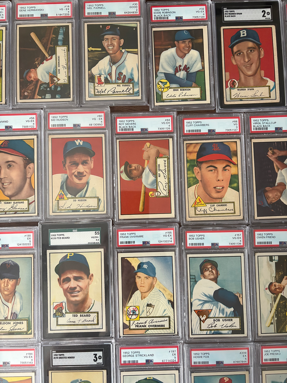 Thumbnail: 10 SPOT PACK - 1952 Topps Set Break