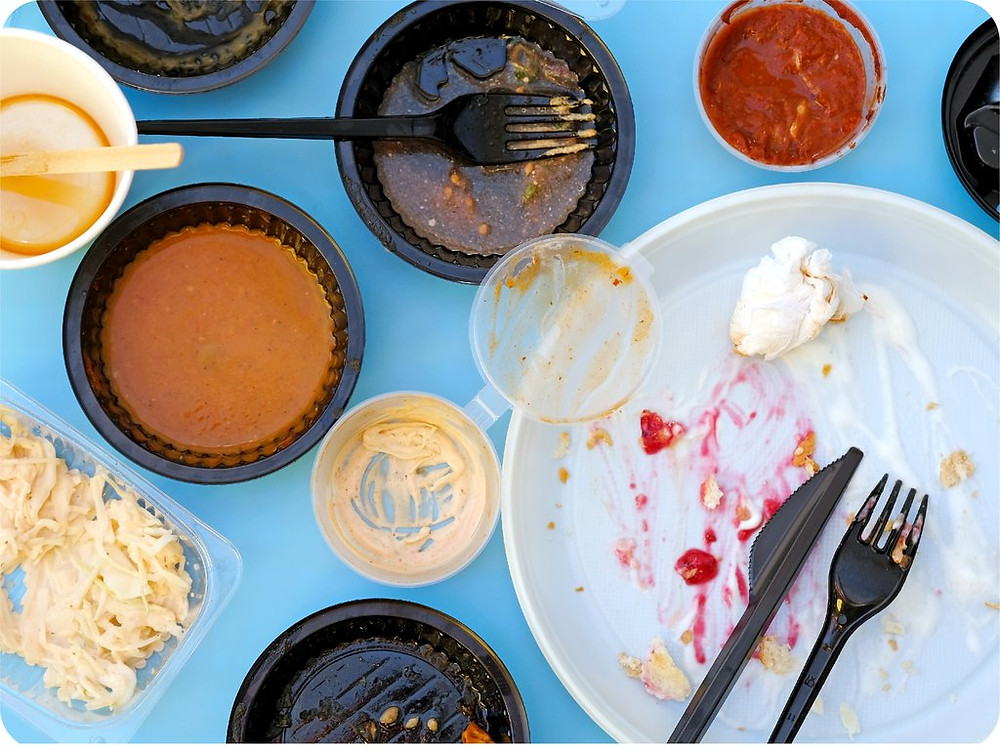 image of a plastic waste