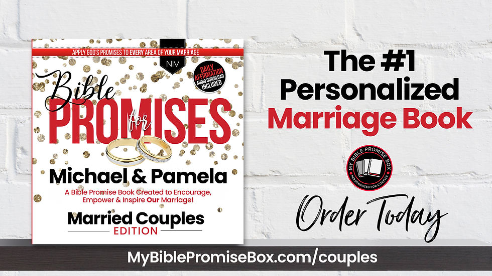 Thumbnail: Personalized Bible Promise Book for Married Couples