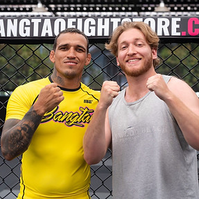 Coach Sam With UFC Champion Charles Oliveira