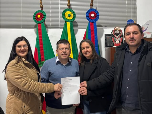 Autoridades entregam emenda parlamentar de R$ 300 mil para a saúde pública de Chuvisca, RS