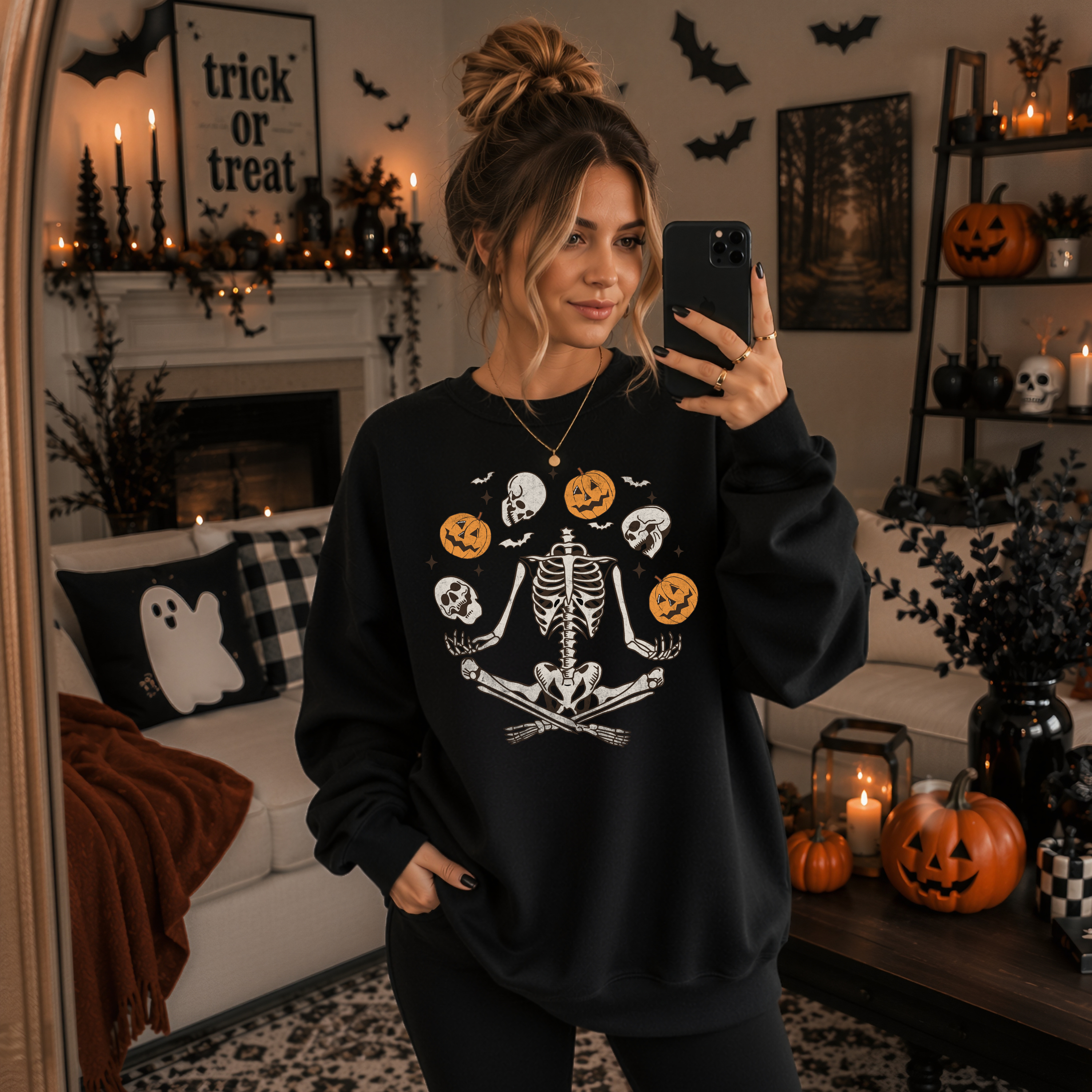 Juggling Skelly Sweater