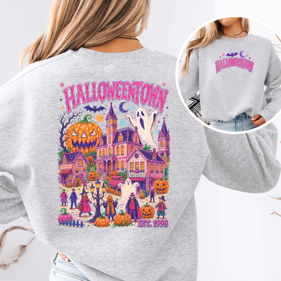 Thumbnail: Halloweentown Scene Sweater
