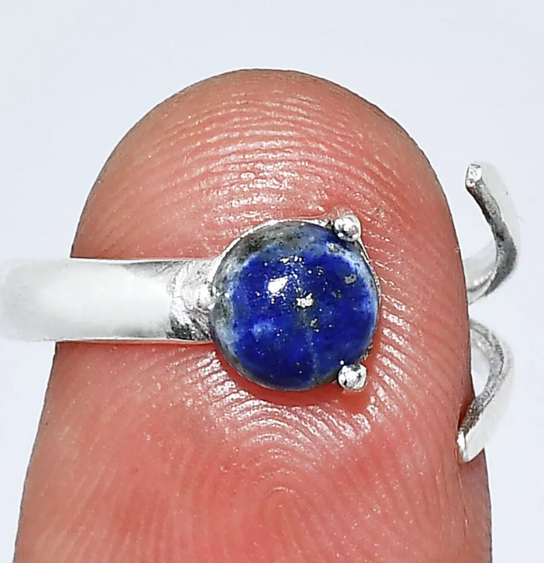 Lovely Lapis Ring SZ 7 ADJ