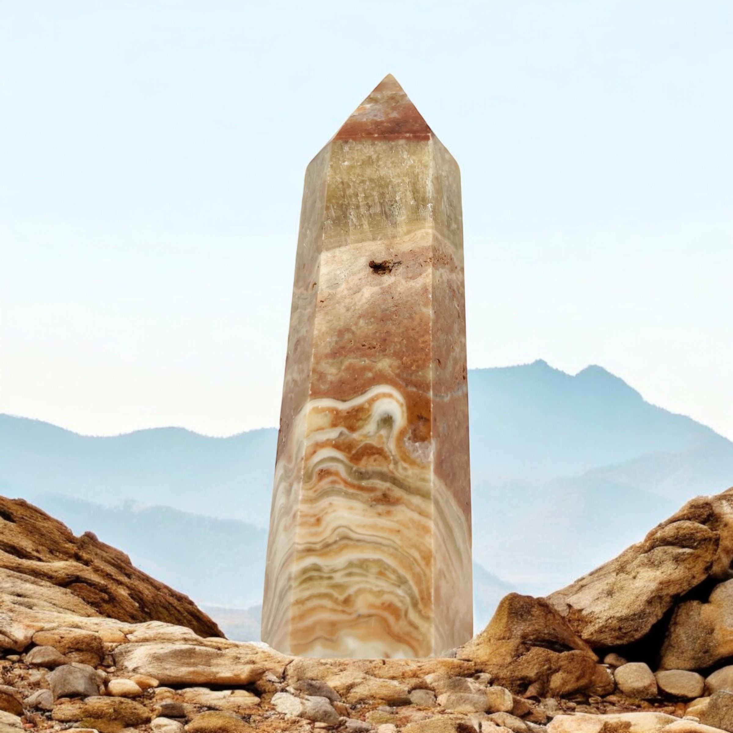 Super Snowflake Calcite Point